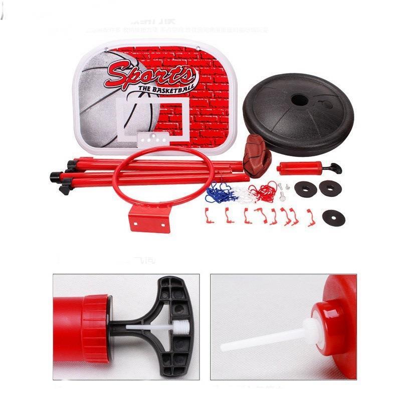 Basketball Hoop for Kids, Height Adjustable Stand Portable Indoor Outdoor, 80cm to 145cm
