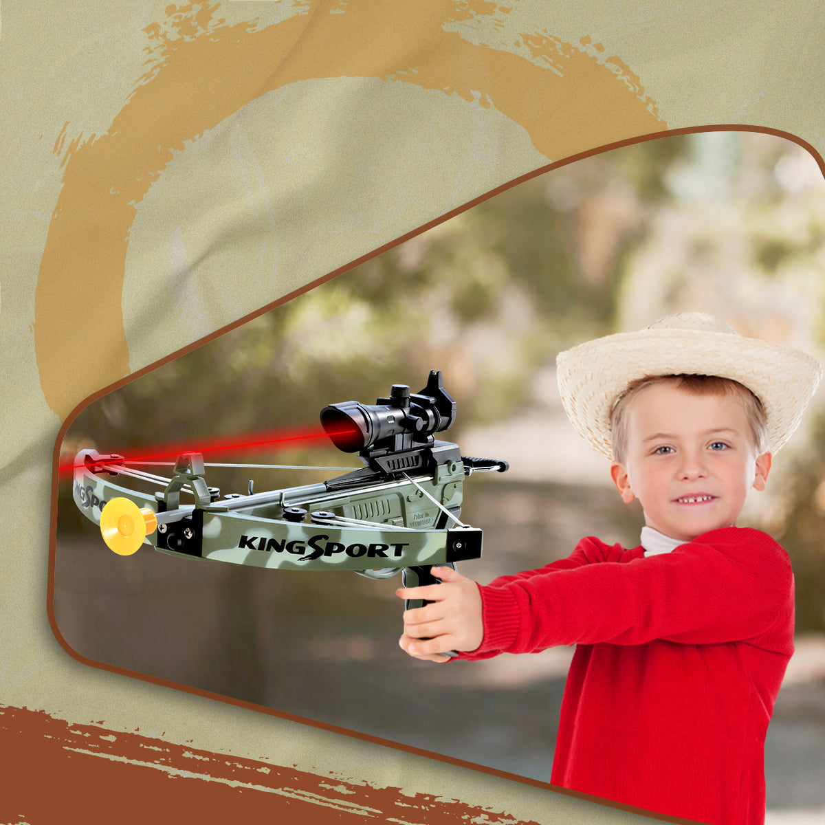 Kids Archery Bow and Arrows Toy Set with Target, Kids Practice Cross Bow, Girls, Boys Toy Archery Set Fun Sport Game with 3 Durable Suction Cup Arrows Perfect for Indoor or Outdoor Games