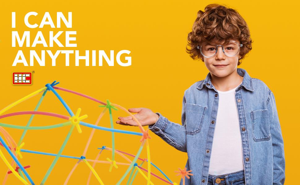 1000 Pieces, Construction Straws and Connectors Toys, Fort Building Toys for Kids, STEM Creative Building Games for Boys and Girls Ages 4 5 6 Years Old