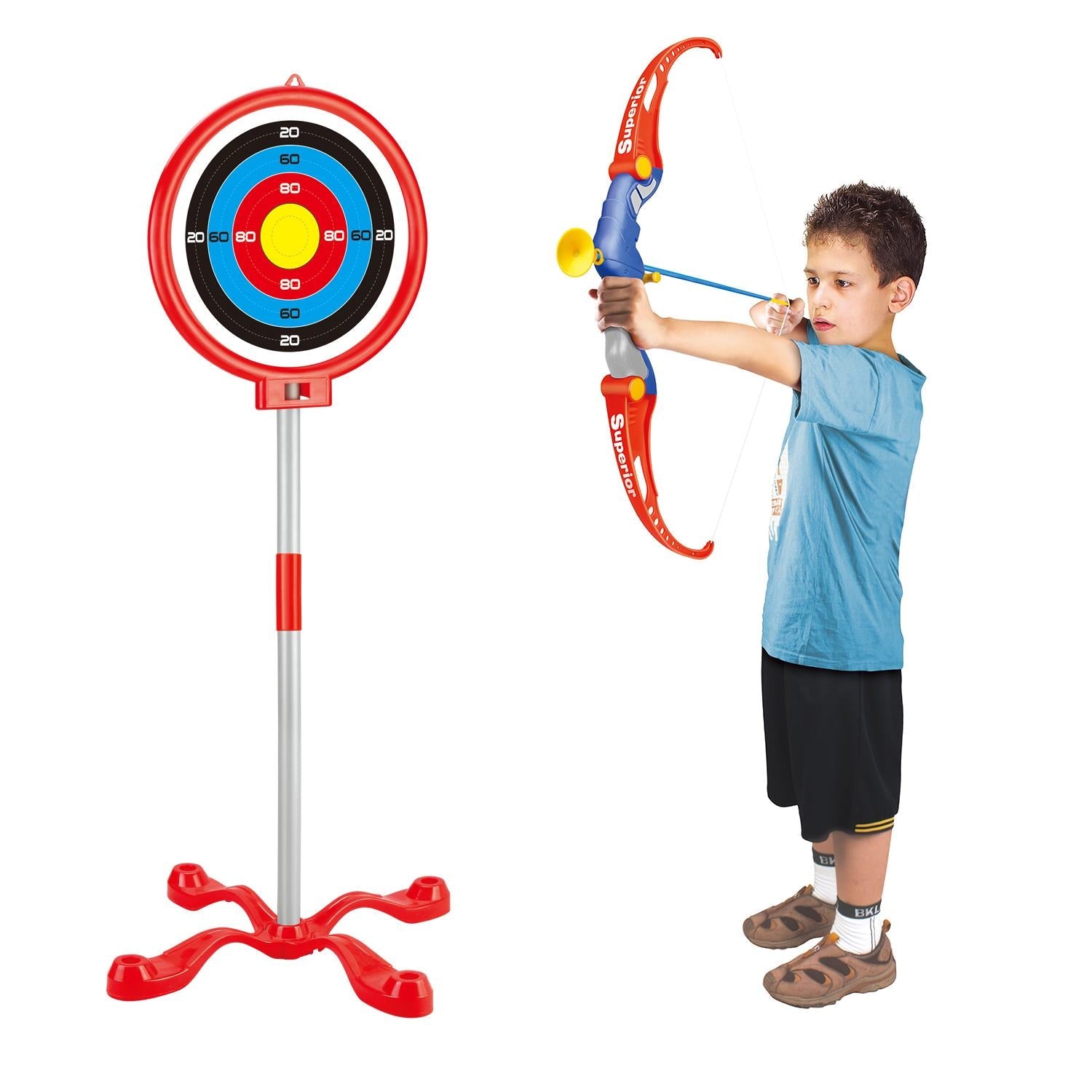 Archery Set for Kids Bow and Arrow Set with Targeting Board Stand Indoor Outdoor