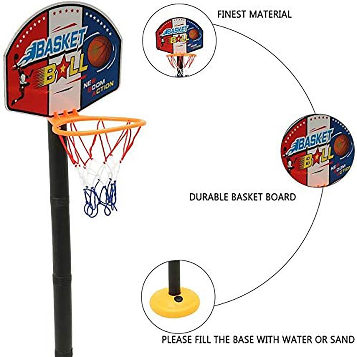 Basketball Hoop Adjustable Height Stand 52cm to 115cm