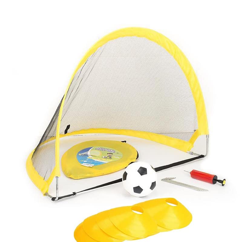 Foldable Pop Up Soccer Goal with Ball, Pump, 4 Pegs