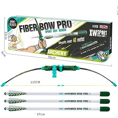 Bow and Arrow Set 3 Arrows Archery with Bow Outdoor Shooting