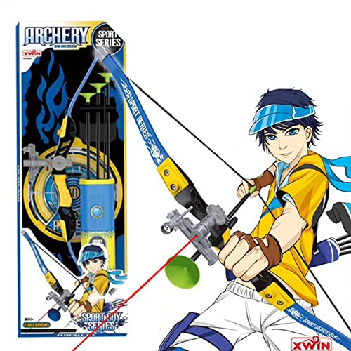 Kids Archery Bow and Arrow Set with Suckers and Target and Quiver