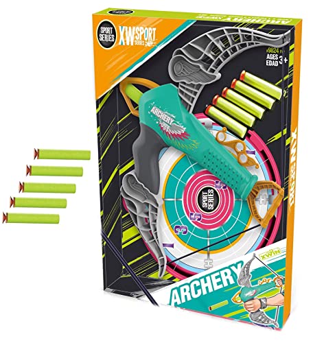 Archery Set 5 Foam Darts with Suction Cup