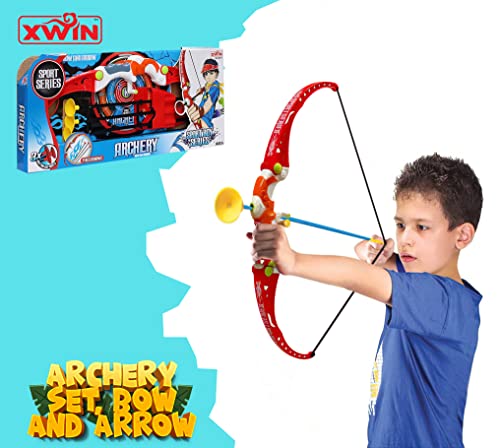 Archery Bow and Arrow Set with 3 Arrows, Target