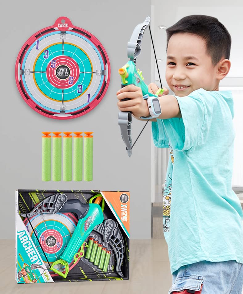 Archery Set 5 Foam Darts with Suction Cup