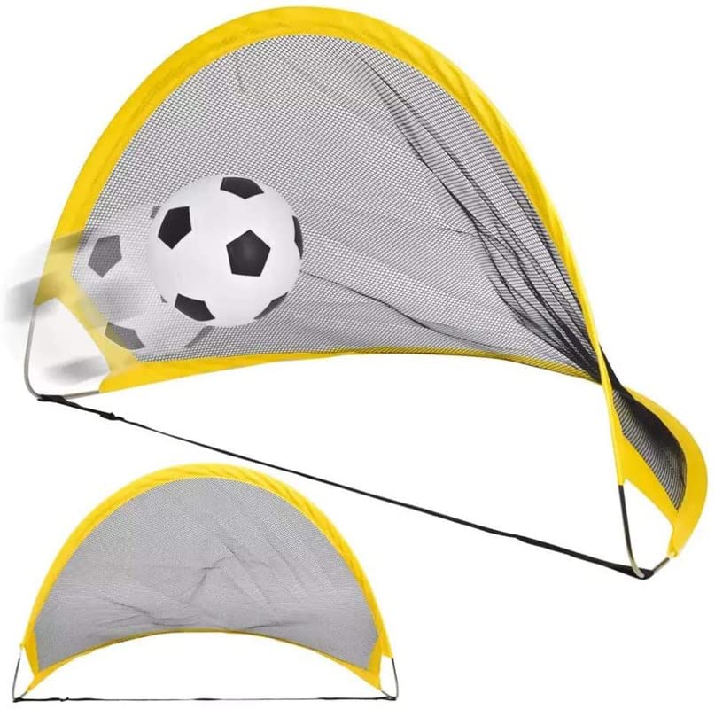 Foldable Pop Up Soccer Goal with Ball, Pump, 4 Pegs