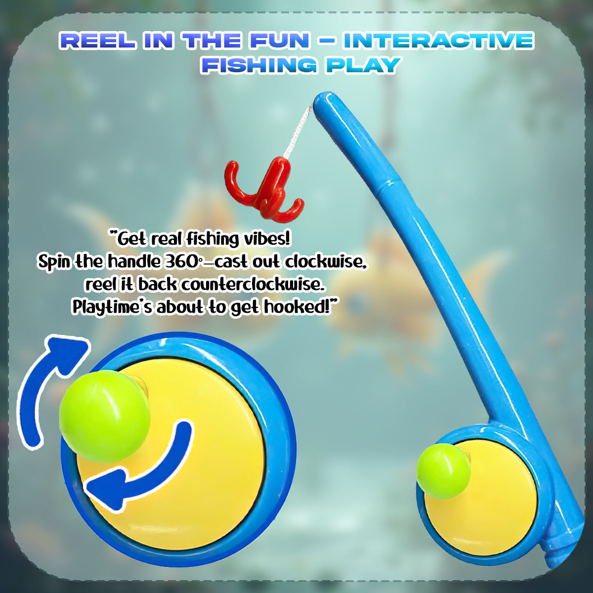 Bath Time Bathtub Fishing Toys for Children, Baby Bath Swimming Pool Fishing Toys for Baby Kids, Bathpool Fishing Toys for Water Tables with Fishing Net, Summer Pool Games