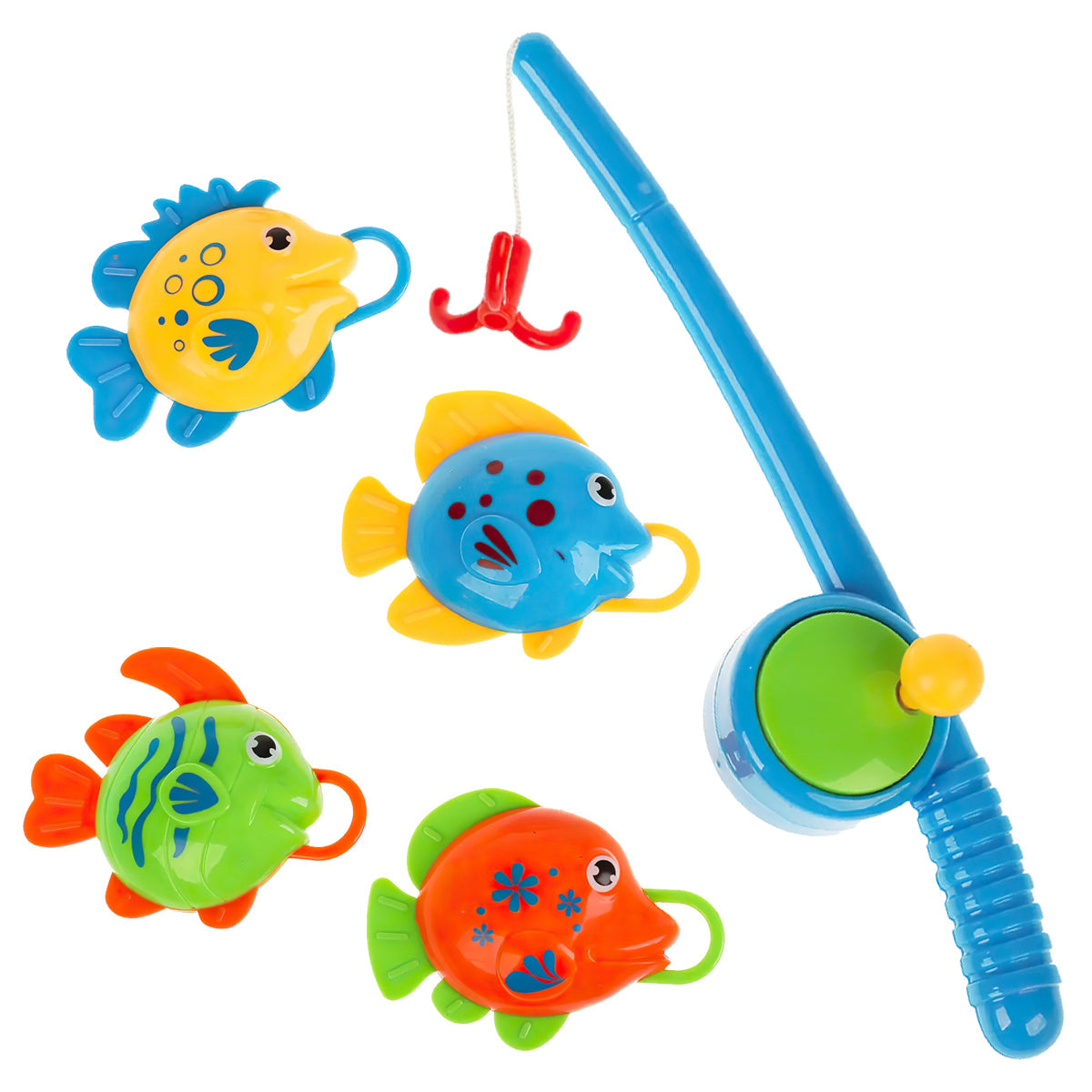 Bath Time Bathtub Fishing Toys for Children, Baby Bath Swimming Pool Fishing Toys for Baby Kids, Bathpool Fishing Toys for Water Tables with Fishing Net, Summer Pool Games