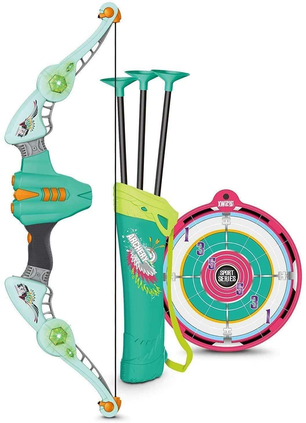Double Target Bow Set with Suction Arrows
