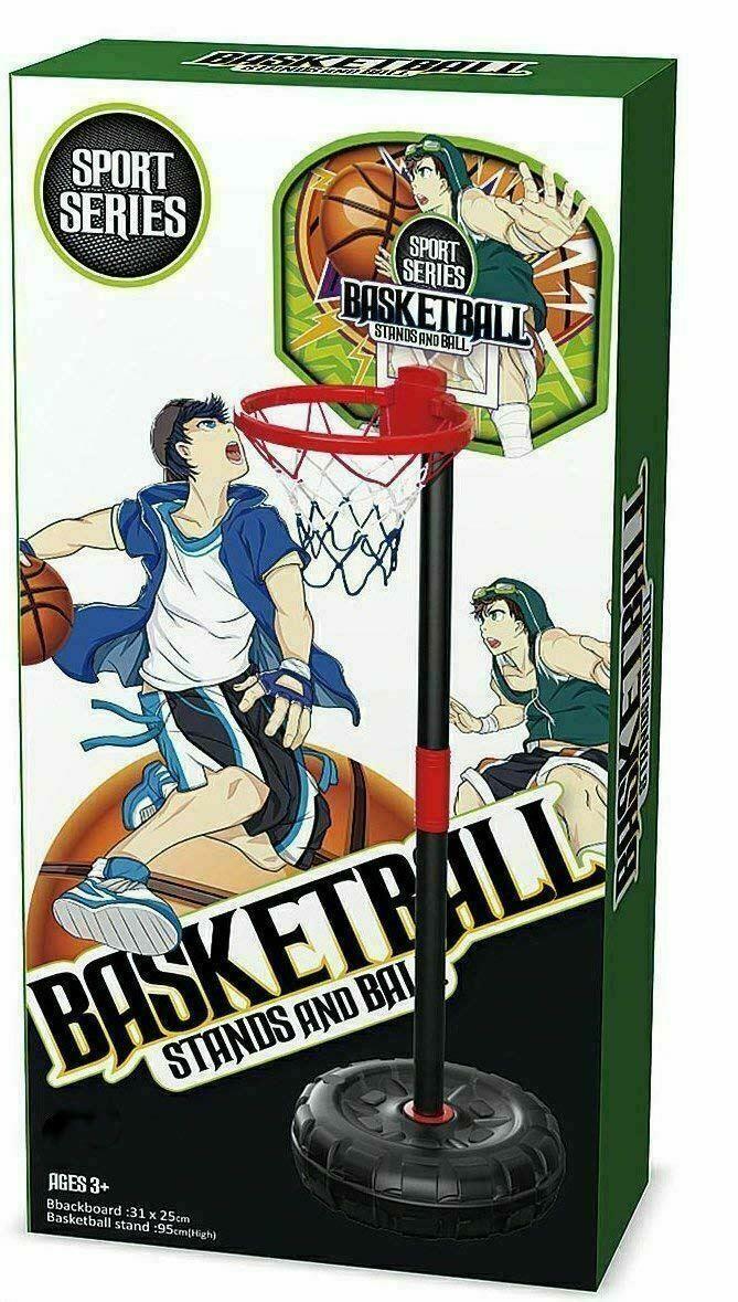Adjustable Basketball Set Hoop Board Stand Net Toy 55cm to 130cm
