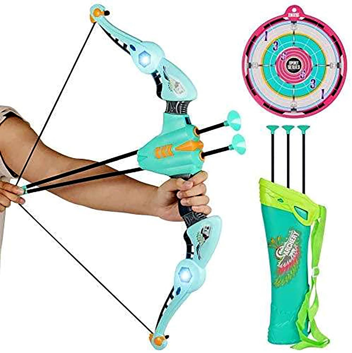 Double Target Bow Set with Suction Arrows