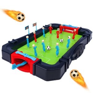 Mini Football Table, Tabletop Foosball Game Set for Kids & Family