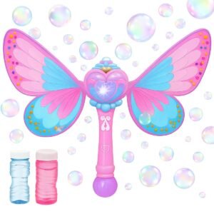 Bubble Wand for Kids – Butterfly Bubble Wand, Random Colour Toy