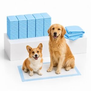 Puppy Pads Training 50 Pack, 45x32cm – Leakproof Quick Dry