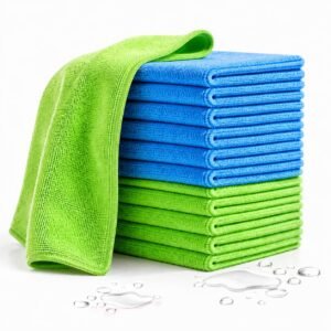 Microfiber Cloths Pack of 12, 30x30cm – Extra Thick Absorbent