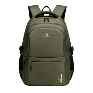 Travel Backpack Unisex with Multi Compartment Organisation Green